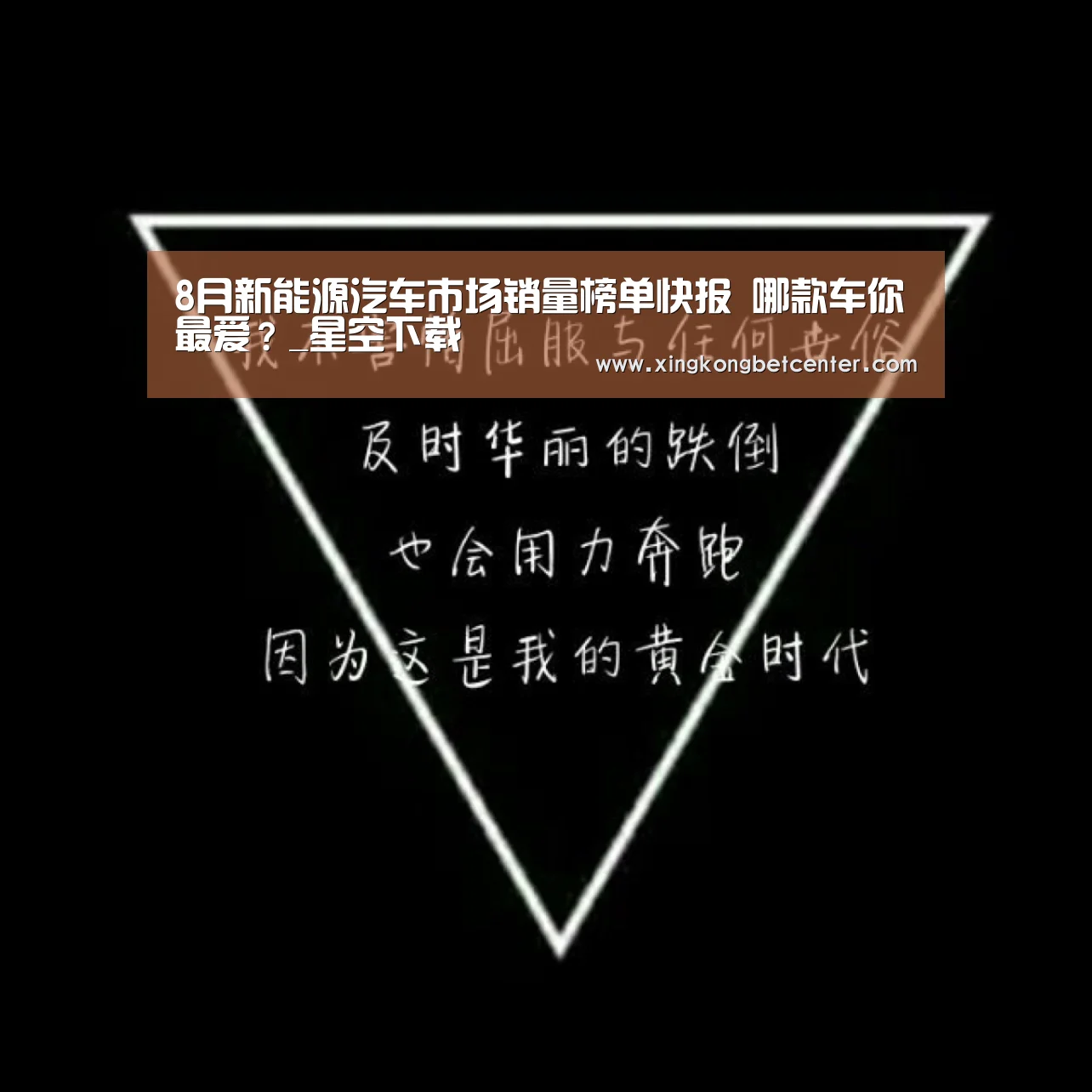 8月新能源汽车市场销量榜单快报 哪款车你最爱?_星空下载(图1) 星空下载